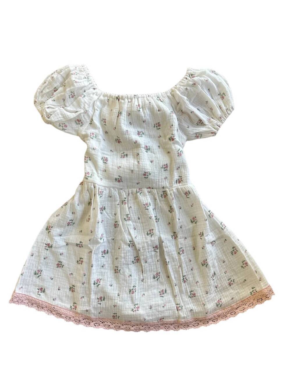 NEW BELA & NUNI kids' tie back dress in roses